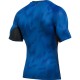 Pánské kompresní tričko Under Armour Printet SS modré