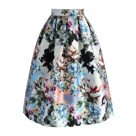 Sukně Chicwish Floral Explosion